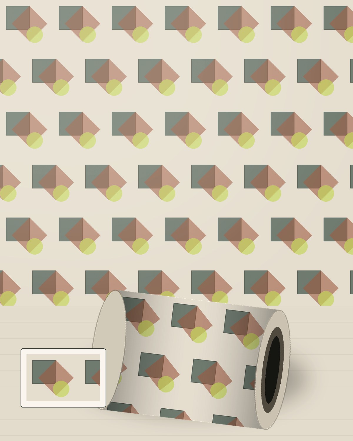 Geometric wallpaper collection